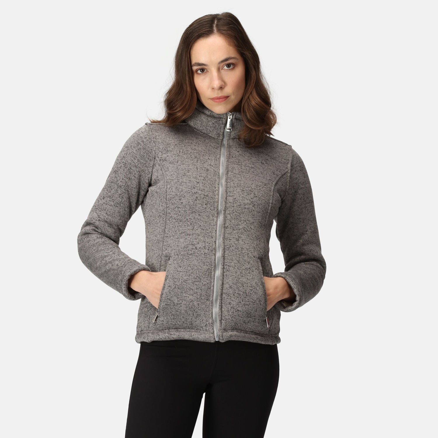 Regatta Razia II Womens Knit Heavyweight Warm Full Zip Fleece Jacket - Just £34.99! Shop now at Warwickshire Clothing.