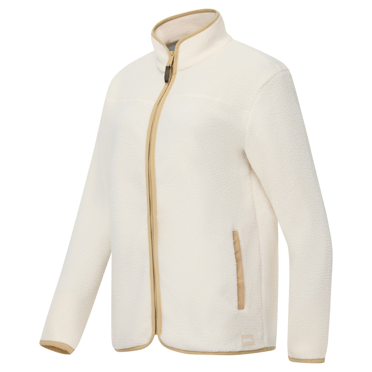 Women's Frankie Borg Full Zip Fleece | Light Vanilla Barleycorn