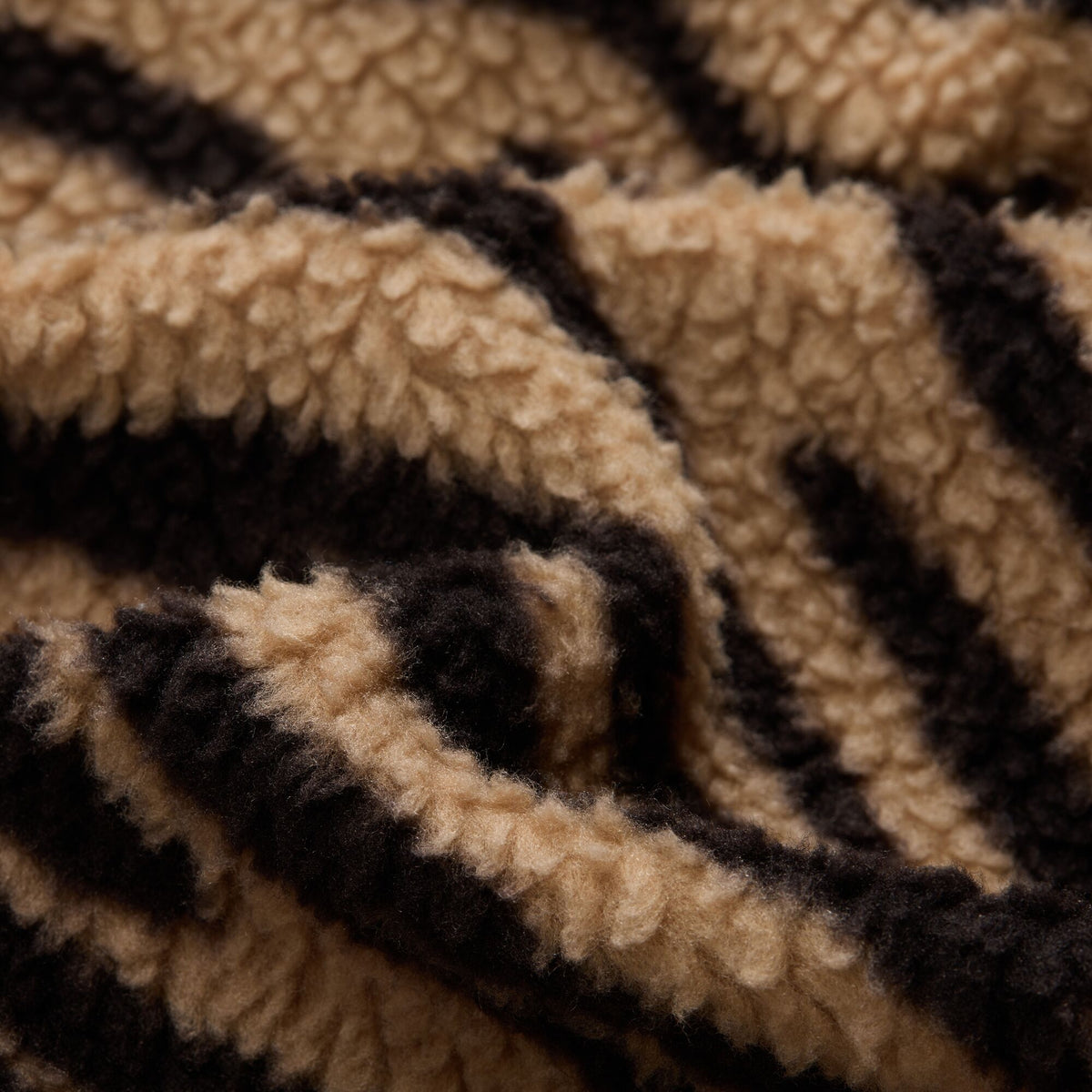 Women's Frankie Borg Full Zip Fleece Barleycorn Zebra