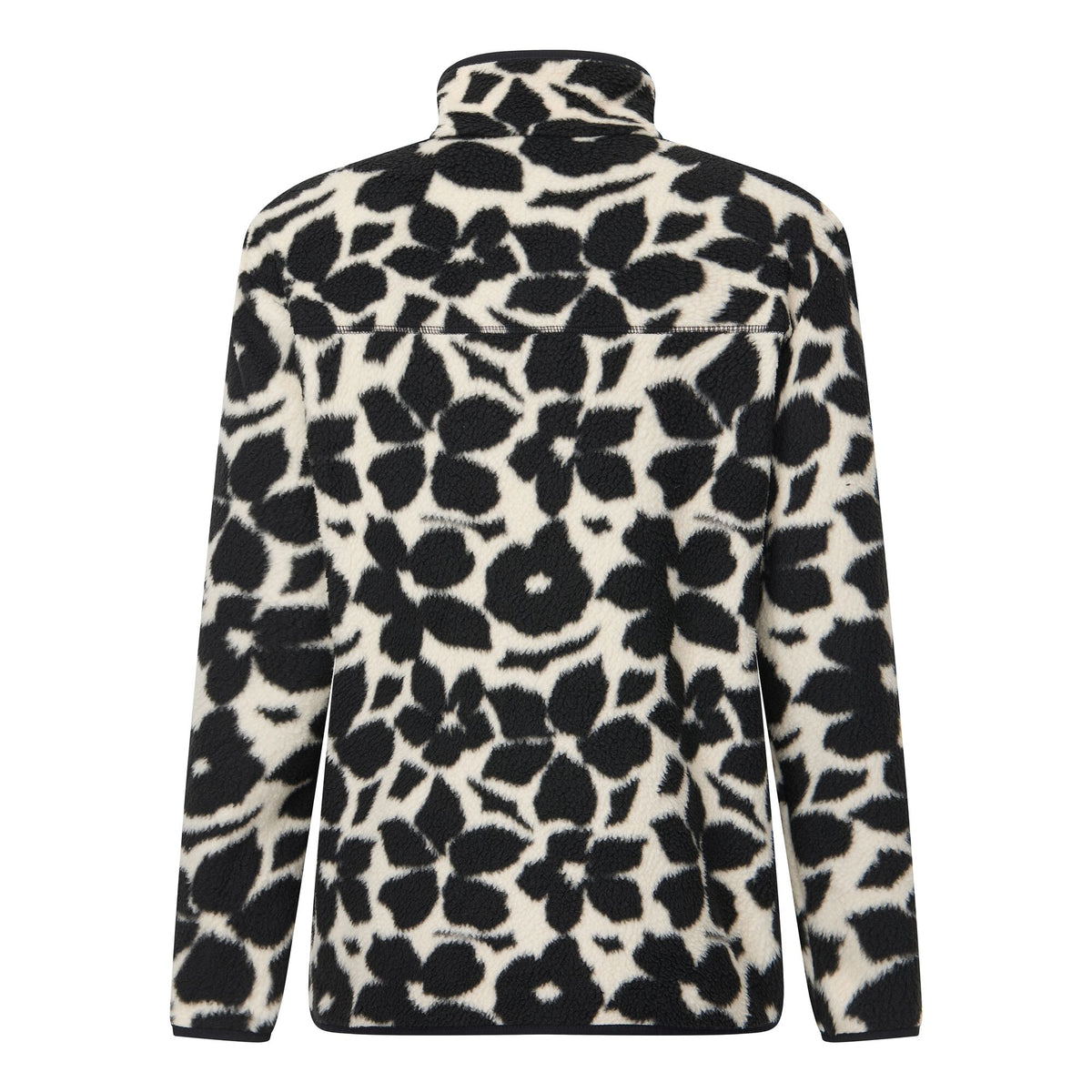 Women's Frankie Borg Full Zip Fleece Mono Shadow Floral
