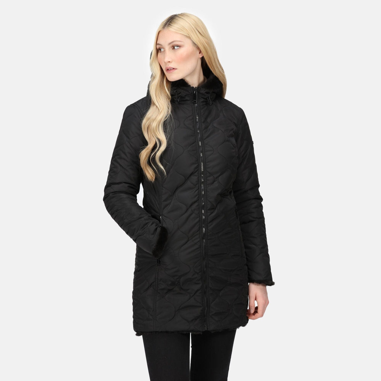 Regatta Women's Caileigh Reversible Parka Jacket - Black - Just £39.99! Shop now at Warwickshire Clothing.