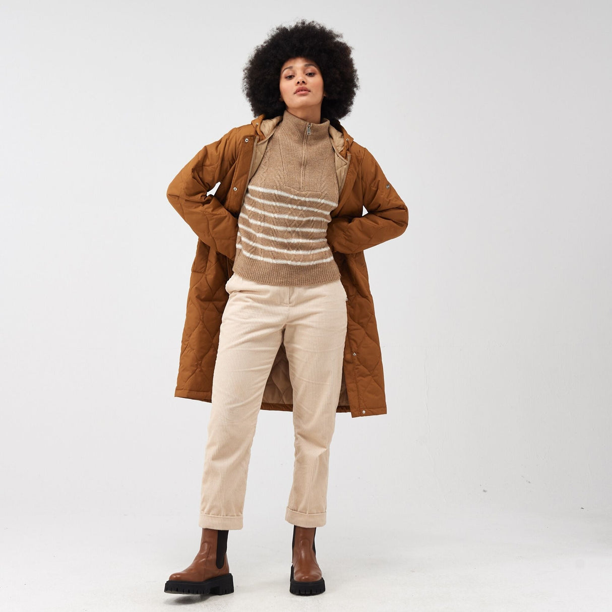 Giovanna Fletcher Collection - Jaycee Quilted Jacket | Rubber - Just £34.99! Shop now at Warwickshire Clothing.