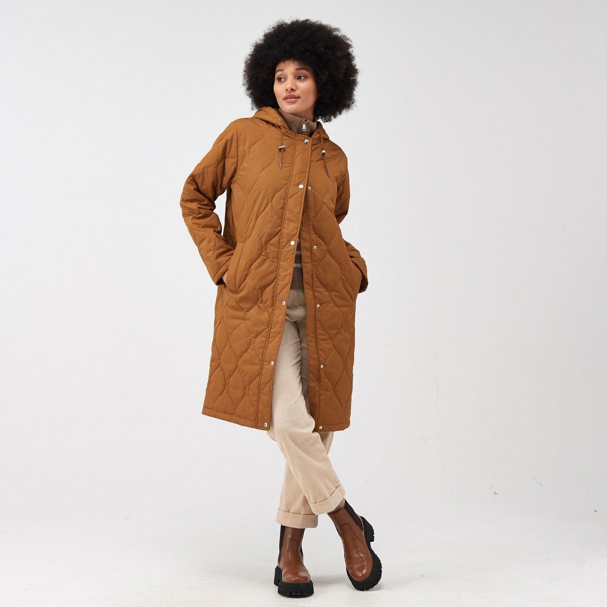 Giovanna Fletcher Collection - Jaycee Quilted Jacket | Rubber - Just £34.99! Shop now at Warwickshire Clothing.