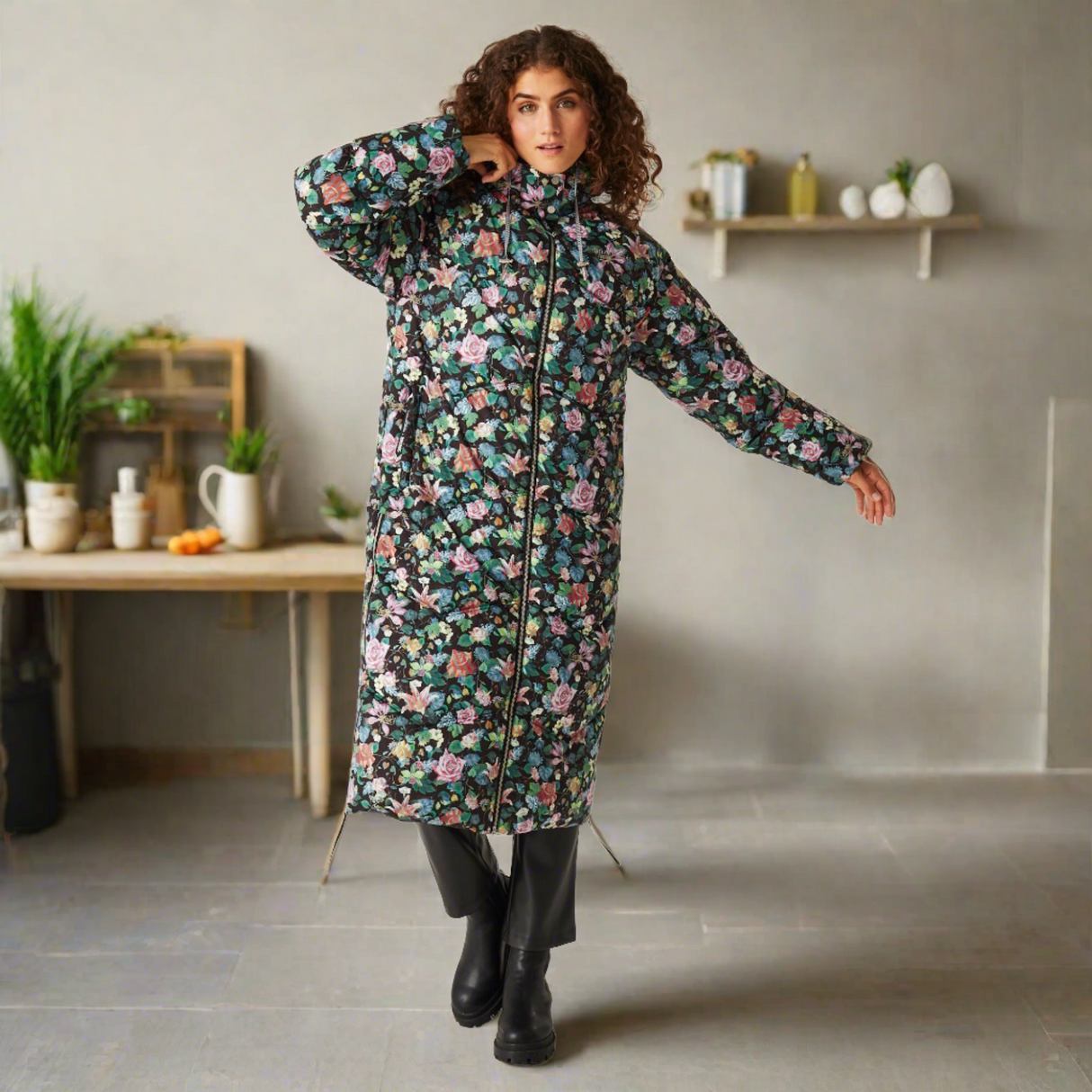 Christian Lacroix - Women's Milhaud Longline Baffled Jacket - Just £89.99! Shop now at Warwickshire Clothing.