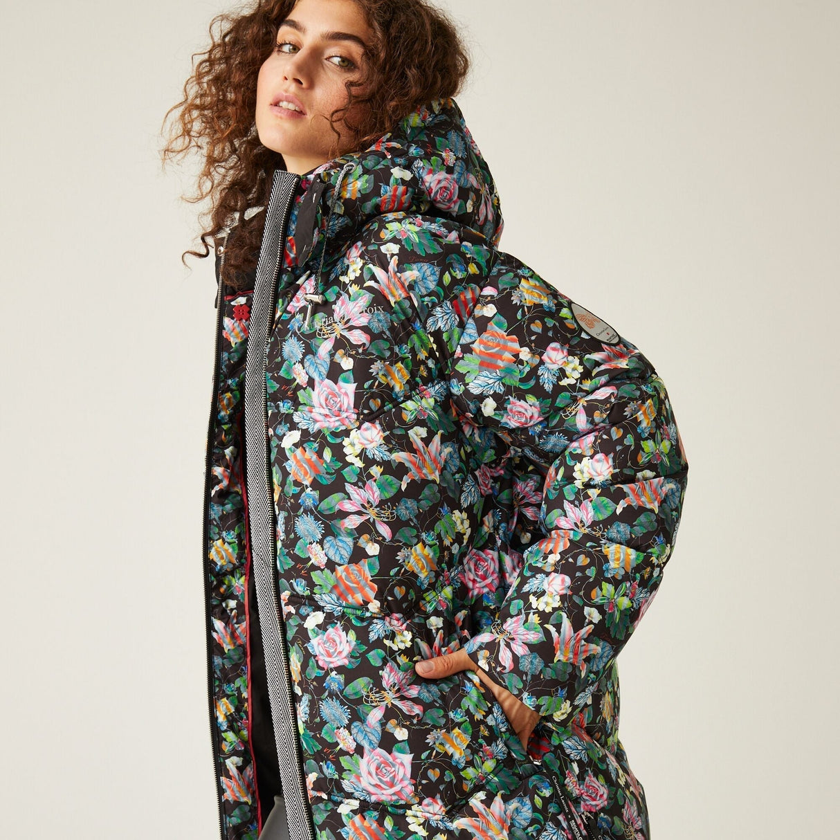 Christian Lacroix - Women's Milhaud Longline Baffled Jacket - Just £89.99! Shop now at Warwickshire Clothing.