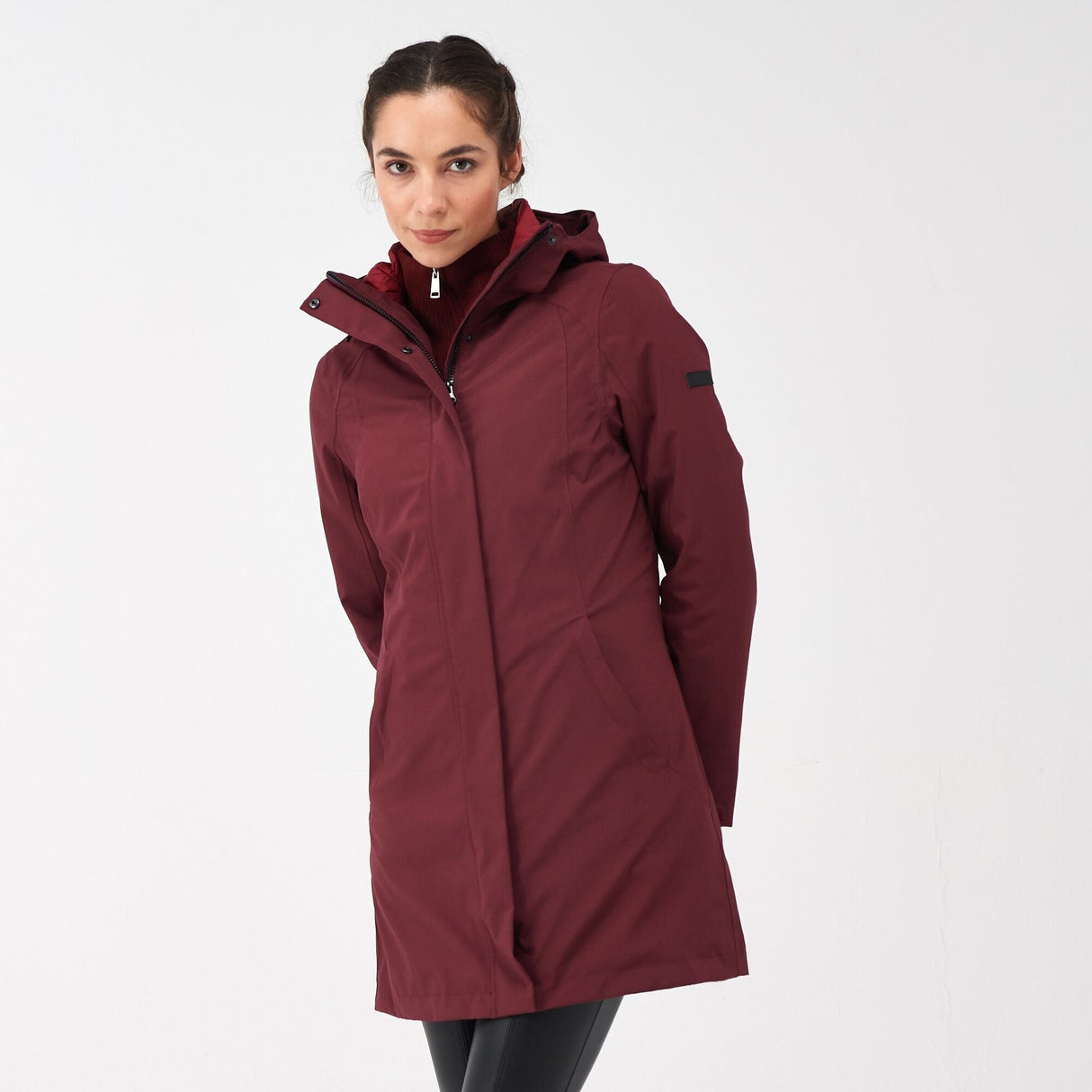 Women's Denbury IV 2 in 1 Waterproof Jacket | Burgundy Rumba Red - Just £59.99! Shop now at Warwickshire Clothing.