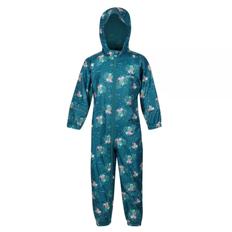 Regatta Childrens/Kids Pobble Peppa Pig Waterproof Snowsuit (Gulfstream) - Just £14.99! Shop now at Warwickshire Clothing.