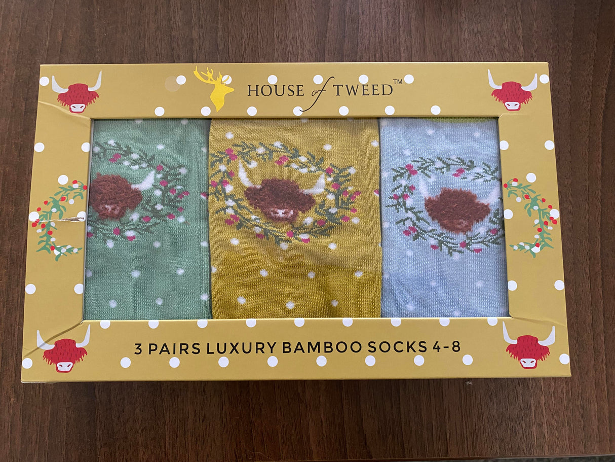 House of Tweed Luxury Ladies Bamboo Gift Novelty Socks - Just £14.99! Shop now at Warwickshire Clothing.