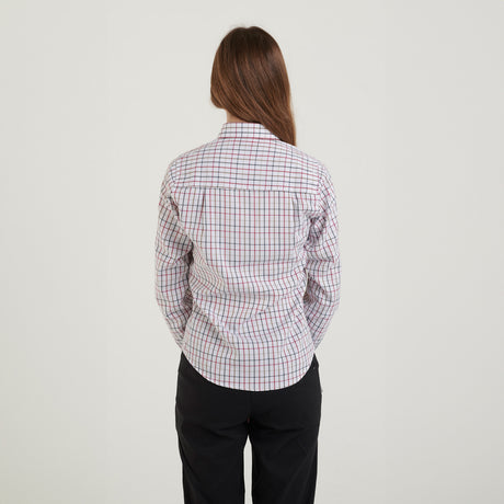 Country Classics Womens Check Long Sleeve Shirt - Beaver Red - Just £16.99! Shop now at Warwickshire Clothing.