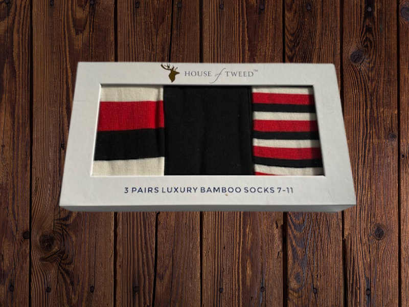 House of Tweed Luxury Mens Bamboo Socks | 3 Pairs Argyle - Just £14.99! Shop now at Warwickshire Clothing.