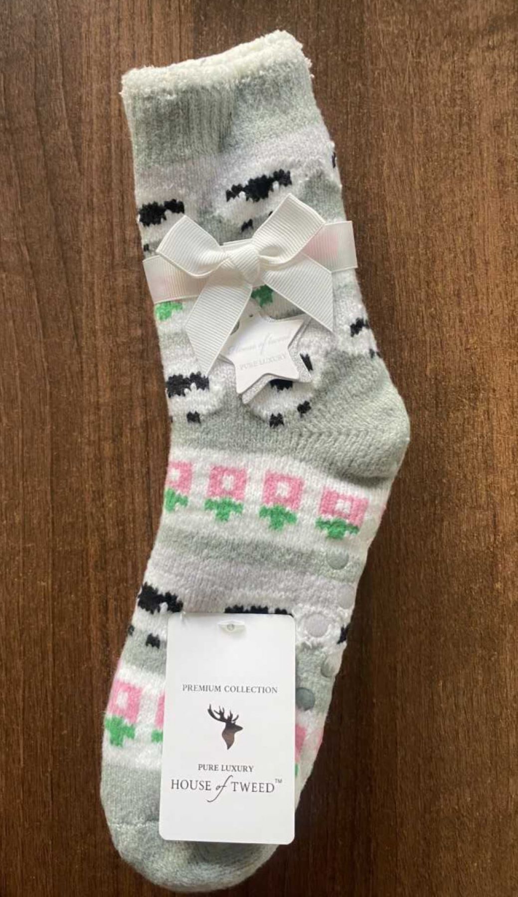House of Tweed Ladies Fluffy Cosy Socks (Dottie) - 2 Pack One Size (Copy) - Just £12.99! Shop now at Warwickshire Clothing.