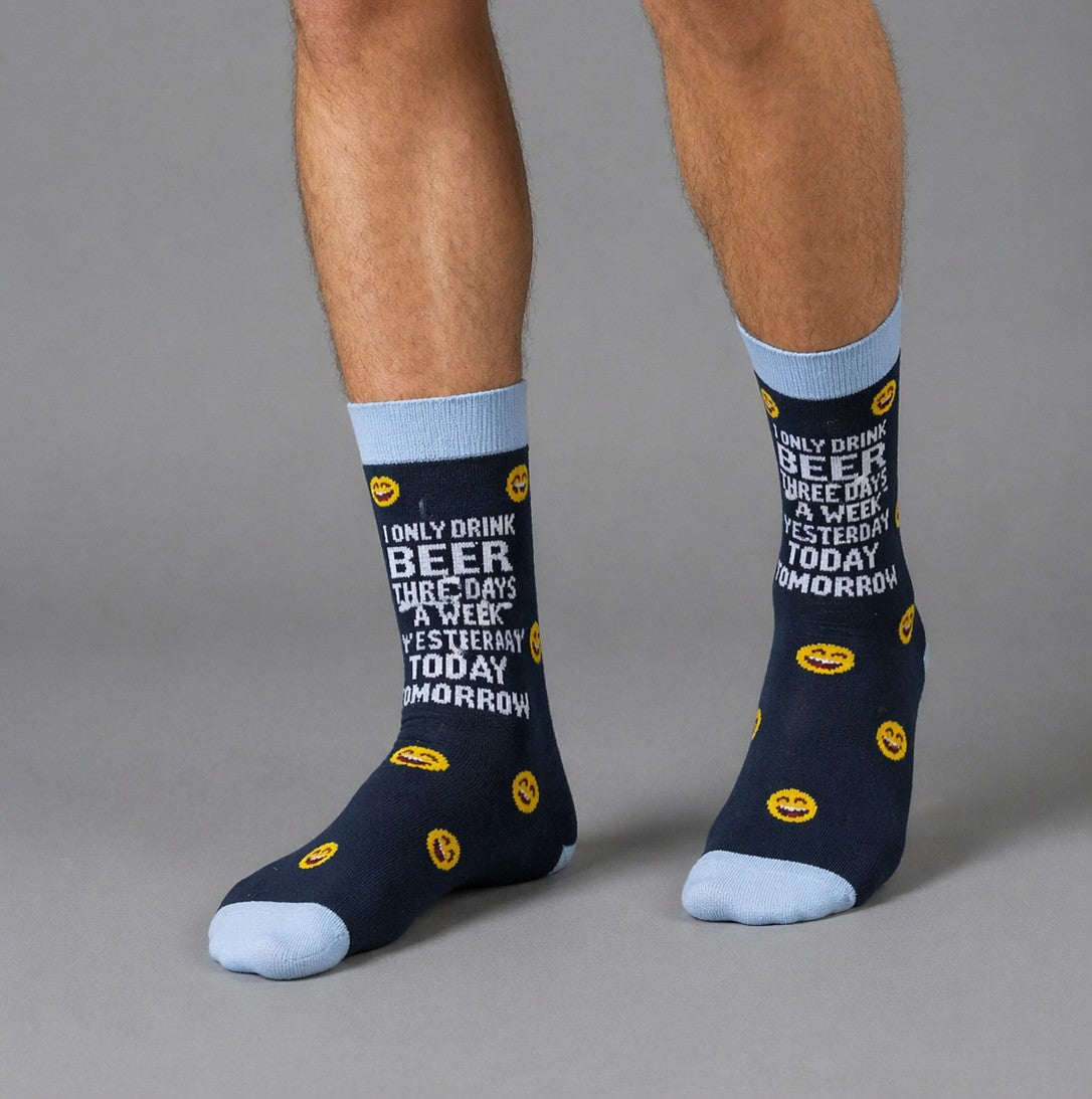Mens Luxury Bamboo Chuckle Socks