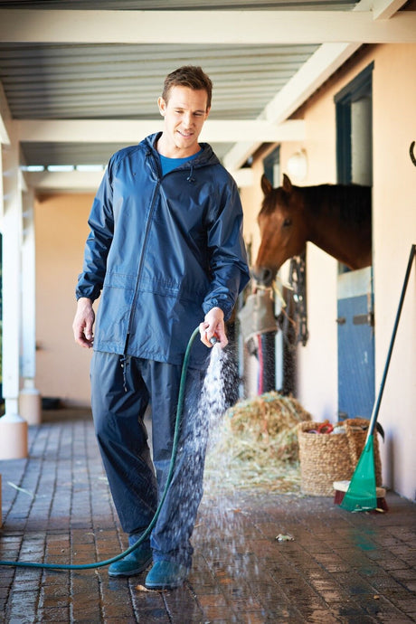 Regatta Adults 2 Piece Waterproof Rain Suit and Trousers - Just $24.99! Shop now at Warwickshire Clothing. Free Dellivery.