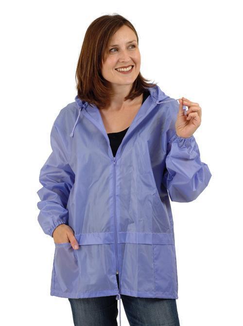 Womens Ladies Nylon Water Resistant Packaway Rain Coat Jacket Foldable Packable - Just £5.95! Shop now at Warwickshire Clothing.