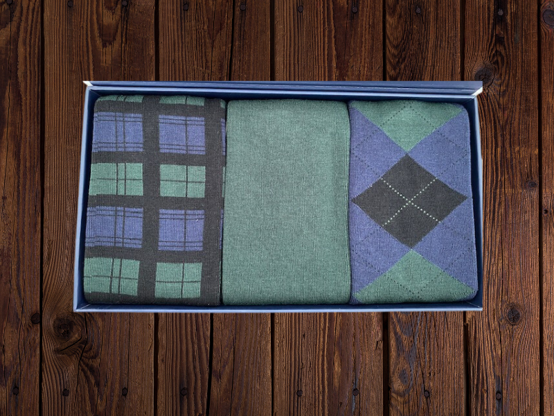 House of Tweed Luxury Mens Bamboo Socks | 3 Pairs Argyle - Just £14.99! Shop now at Warwickshire Clothing.