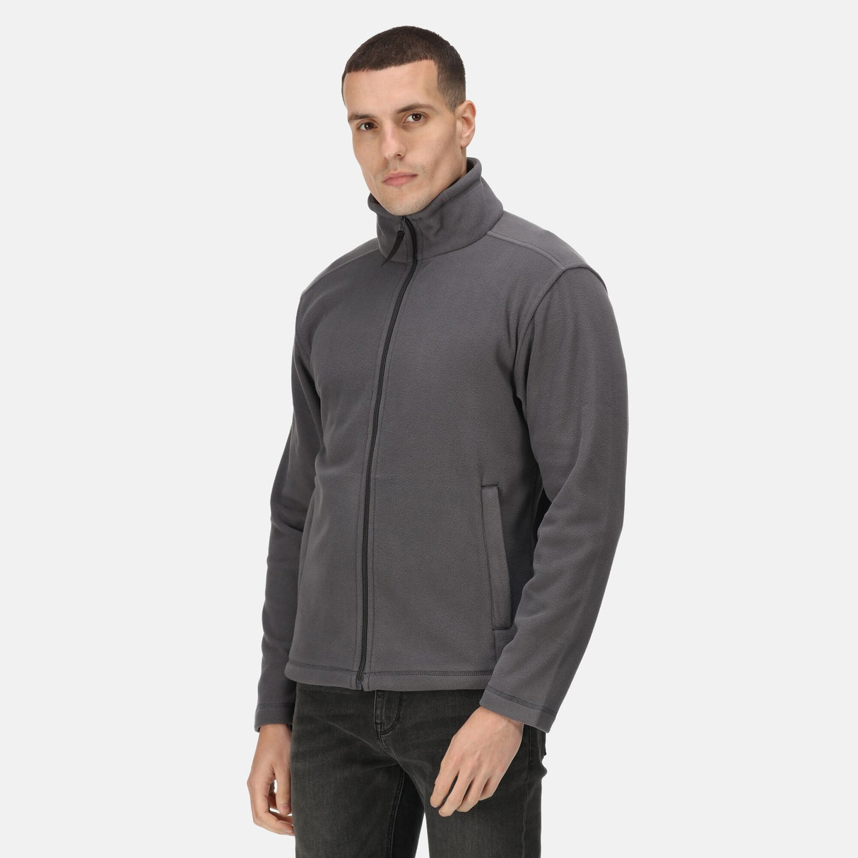 Regatta Mens Micro Full Zip Lightweight Fleece Jacket Top - Just £19.95! Shop now at Warwickshire Clothing.