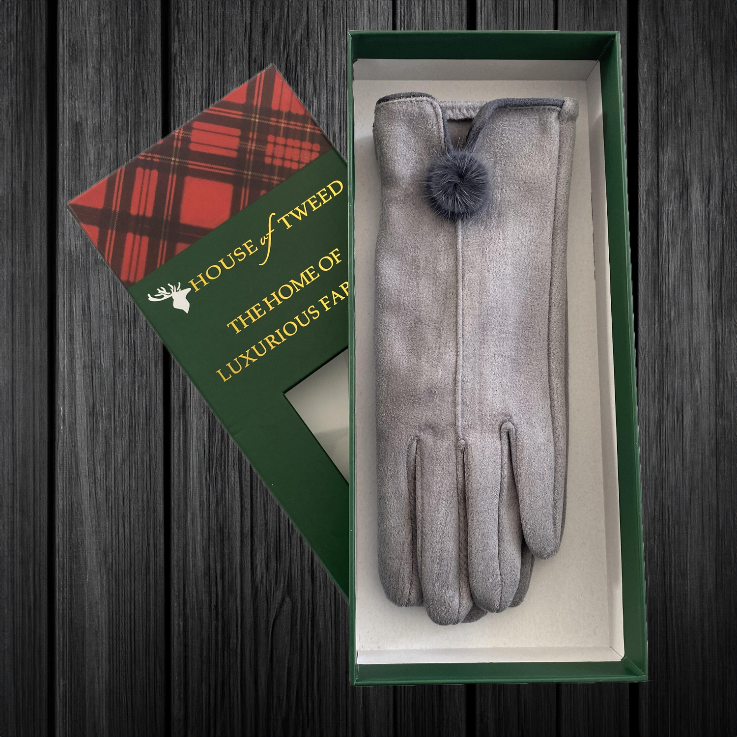 House Of Tweed Ladies Faux Suede Soft Gloves One Size - Just £14.99! Shop now at Warwickshire Clothing.