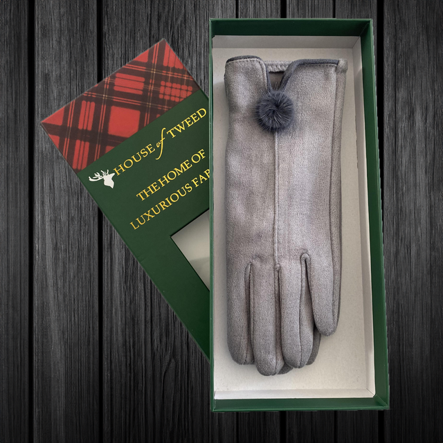 House Of Tweed Ladies Faux Suede Soft Gloves One Size - Just £14.99! Shop now at Warwickshire Clothing.