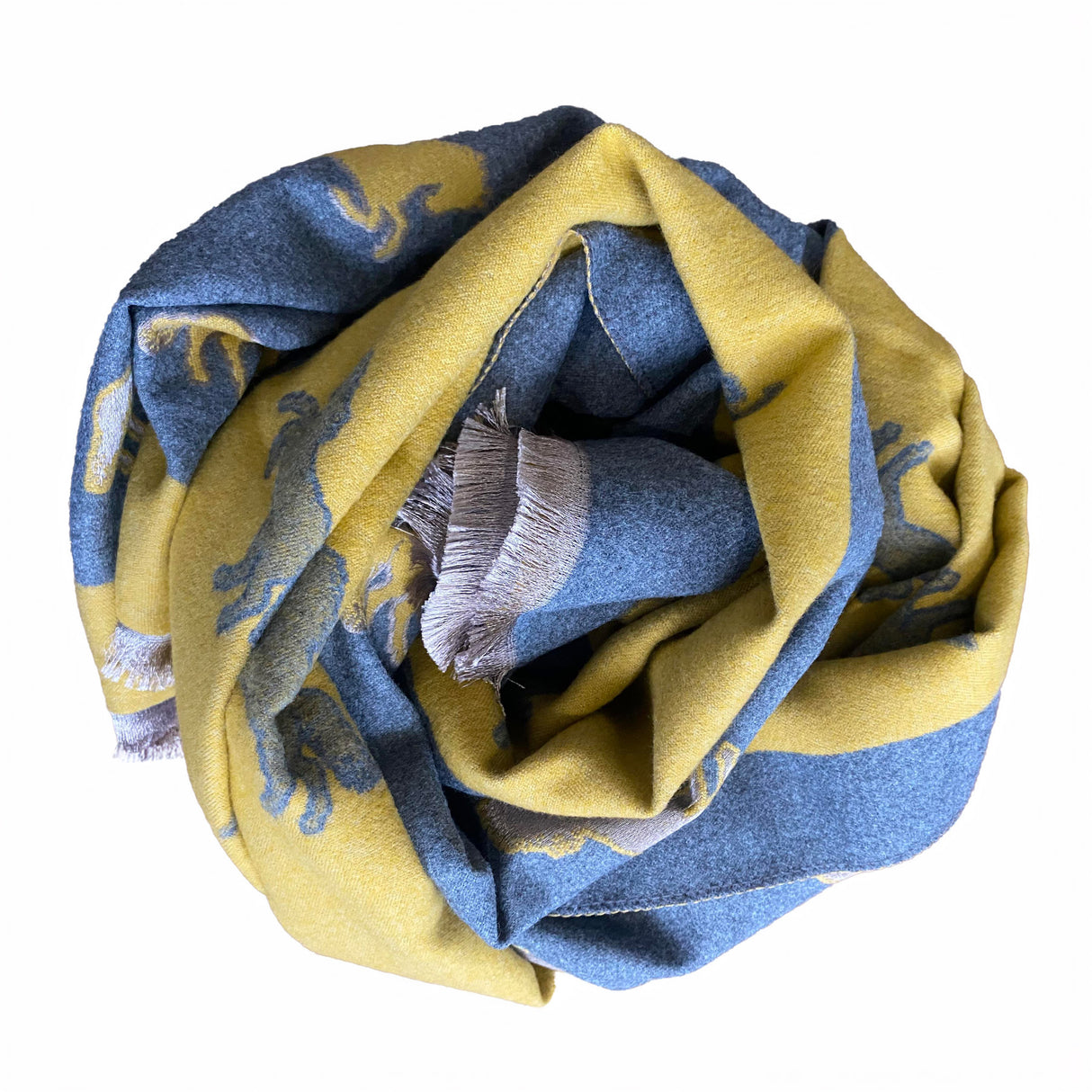 House of Tweed Cashmere Blend Reversible Thick Warm Scarf - Horse - Just £14.99! Shop now at Warwickshire Clothing.