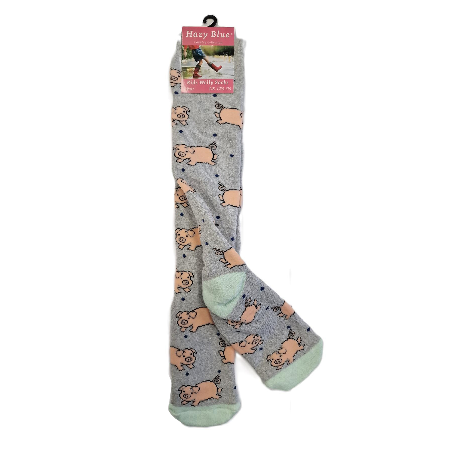 Hazy Blue Kids Welly Socks: Cozy Comfort for Little Adventurers - Just £5.99! Shop now at Warwickshire Clothing.