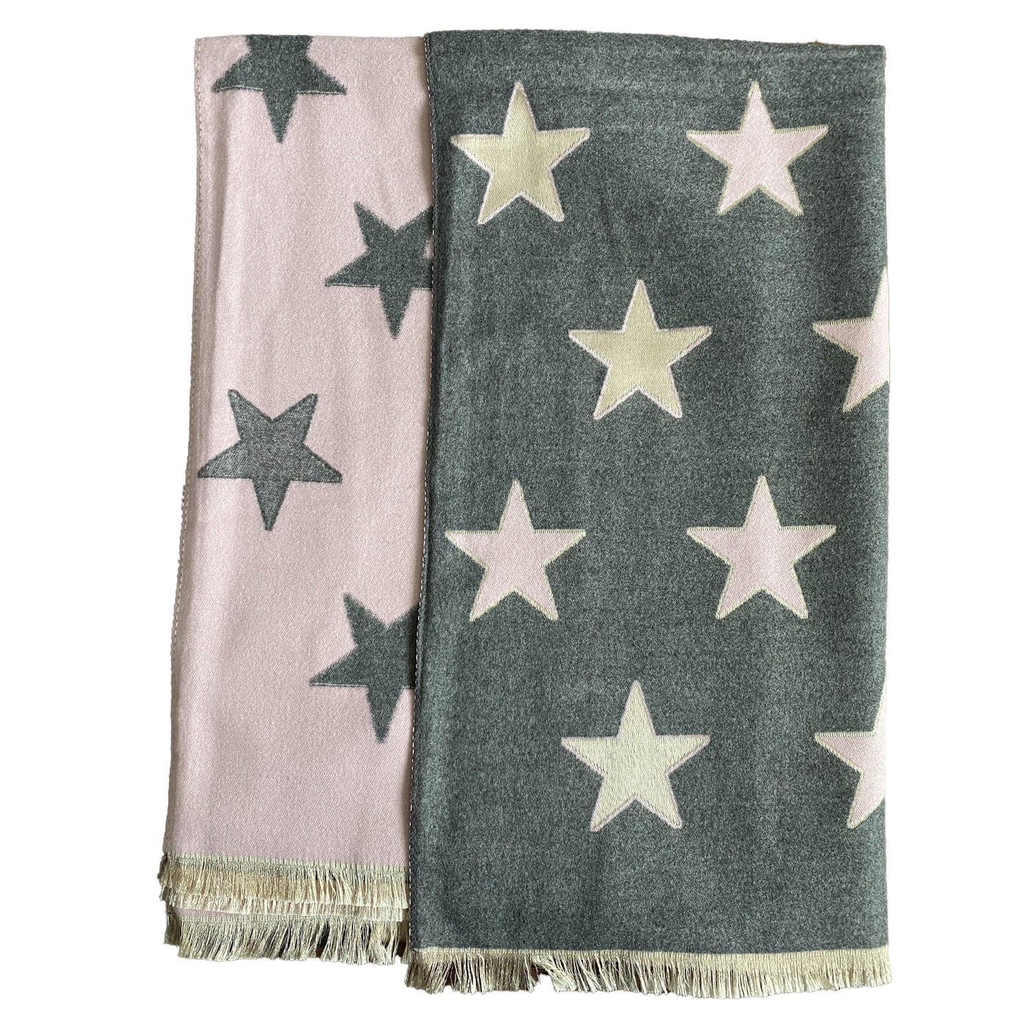 House of Tweed Ladies Womens Scarf - Stars - Just £14.99! Shop now at Warwickshire Clothing.