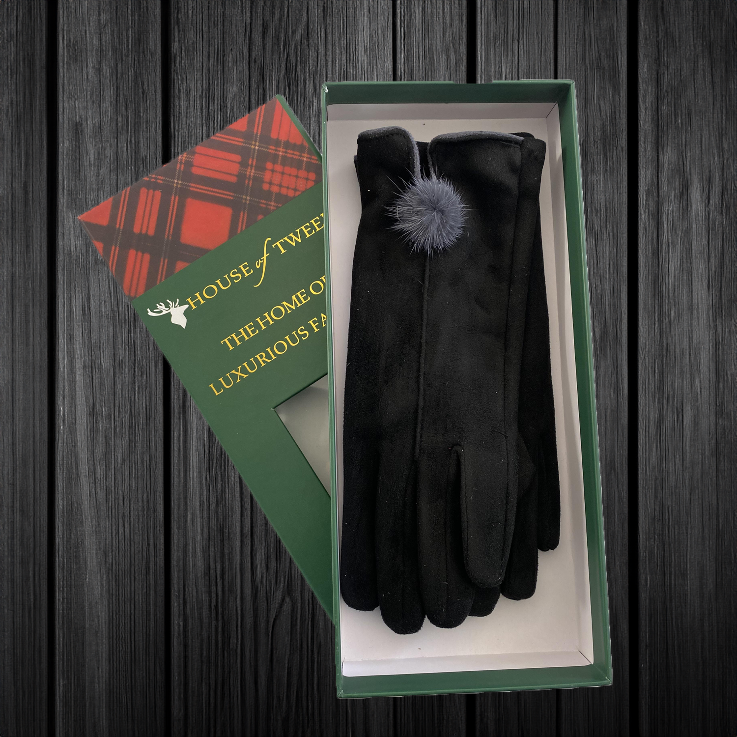 House Of Tweed Ladies Faux Suede Soft Gloves One Size - Just £14.99! Shop now at Warwickshire Clothing.