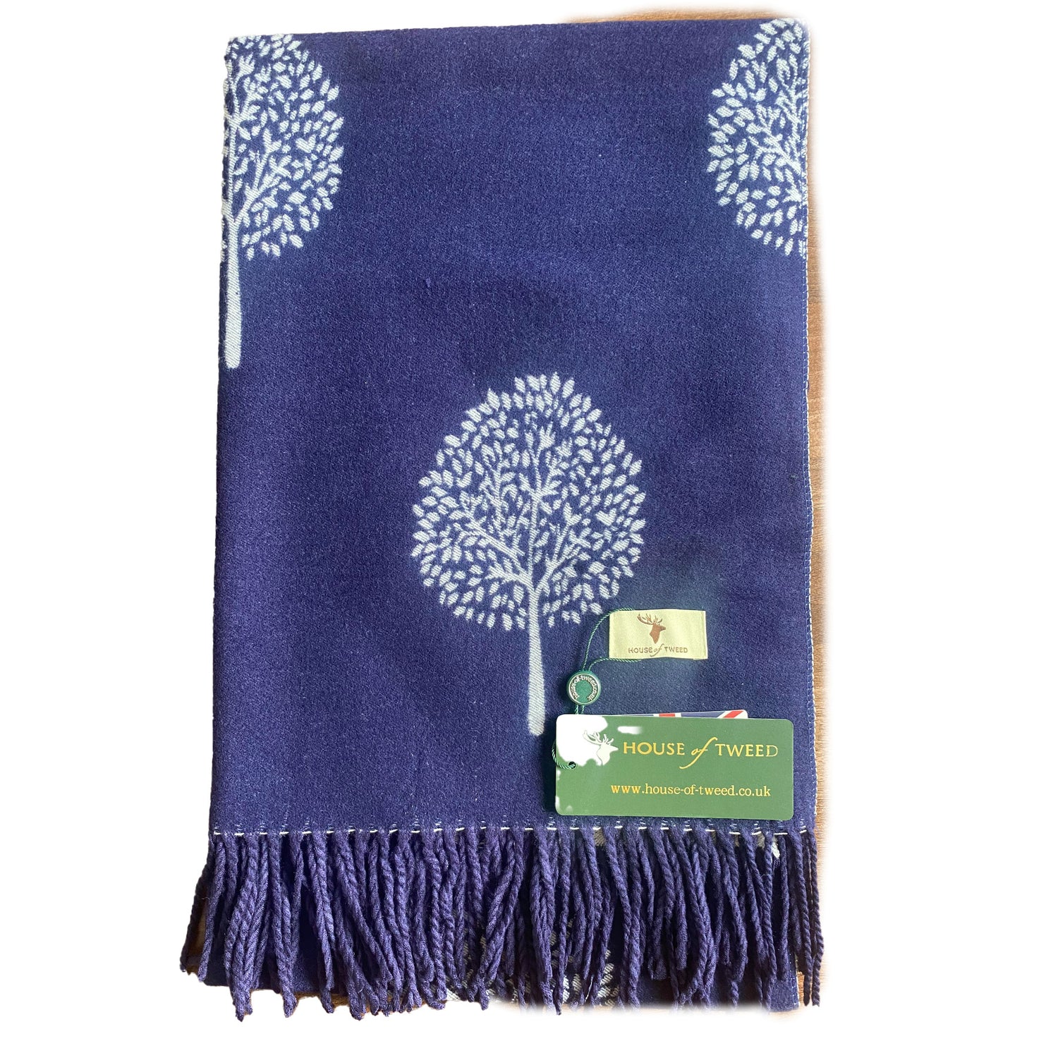 House of Tweed Tree of Life Scarf - Just £14.99! Shop now at Warwickshire Clothing.