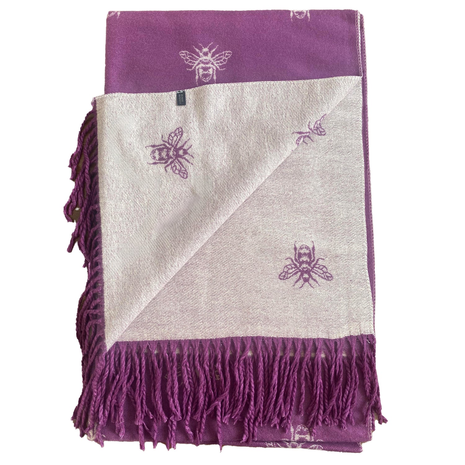 House of Tweed Cashmere Blend Reversible Scarf - Bee - Just £14.99! Shop now at Warwickshire Clothing.