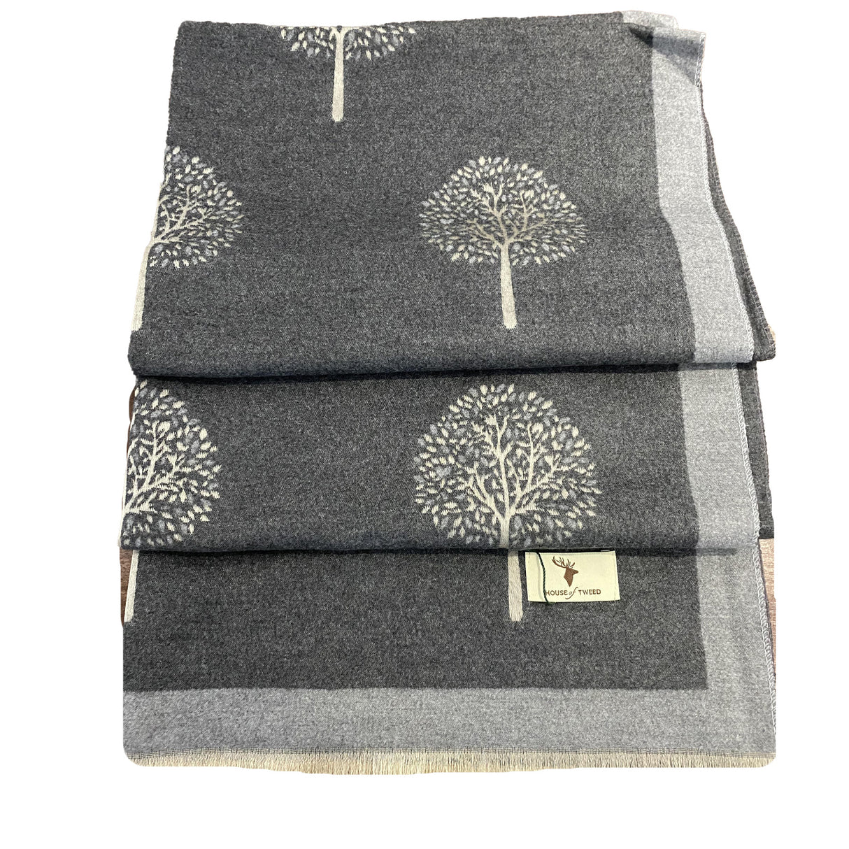 House of Tweed Ladies Tree of Life Scarf - Just £14.99! Shop now at Warwickshire Clothing.