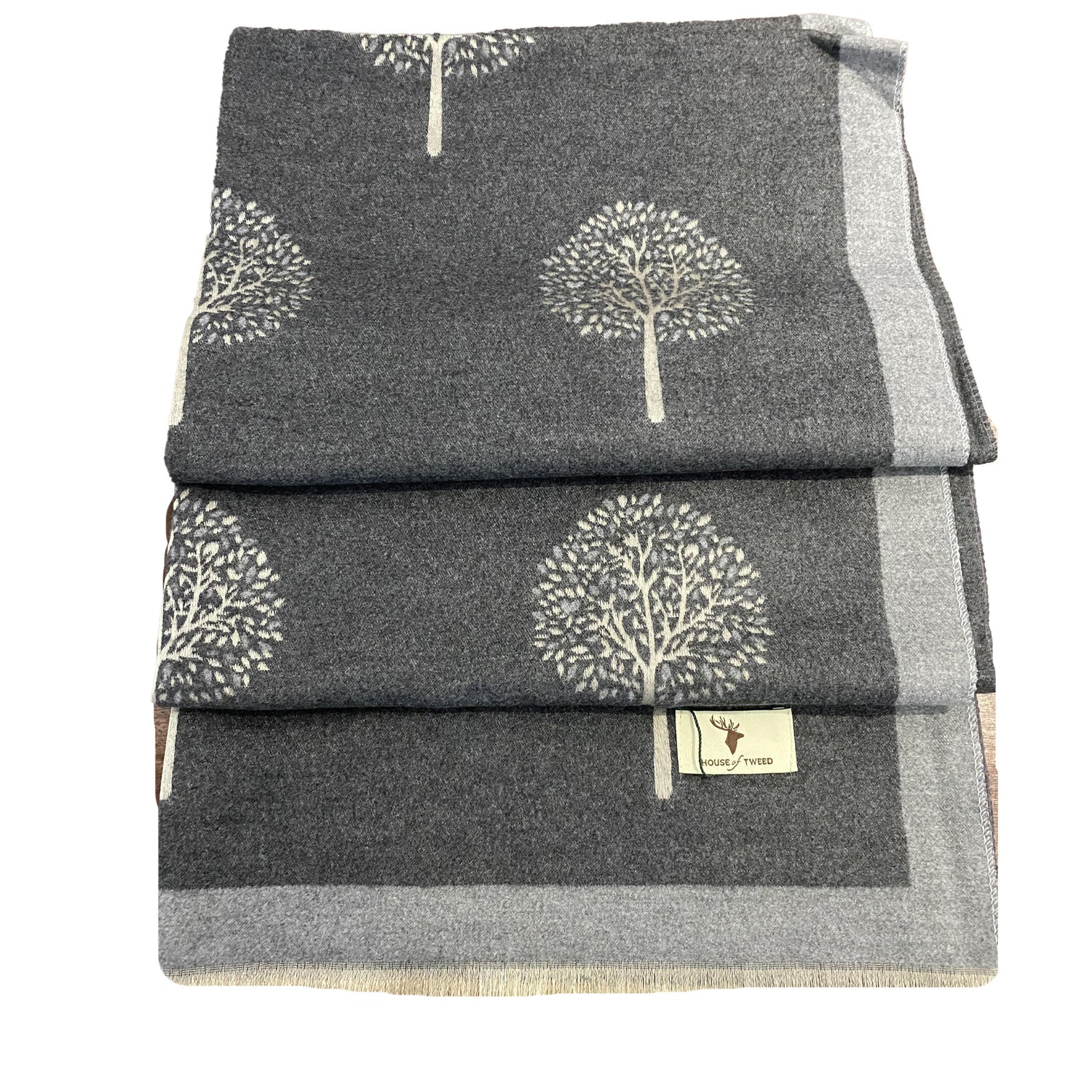 House of Tweed Ladies Tree of Life Scarf - Just £14.99! Shop now at Warwickshire Clothing.
