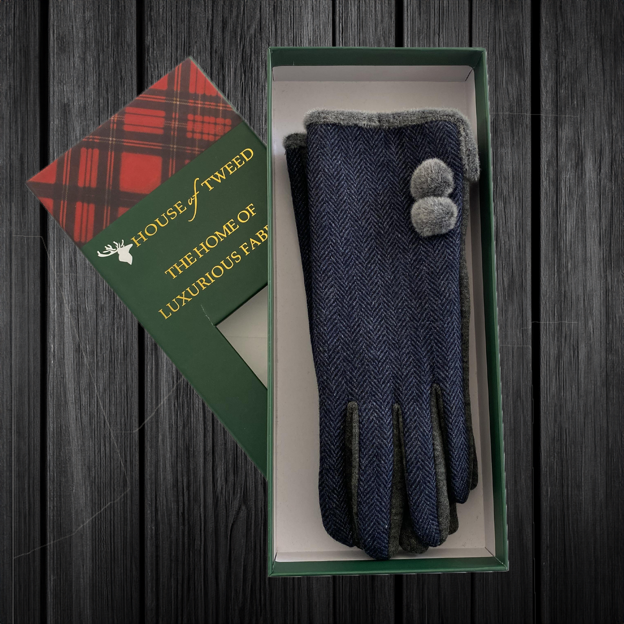 House Of Tweed Ladies Tartan Check Soft Gloves One Size - Just £14.99! Shop now at Warwickshire Clothing.