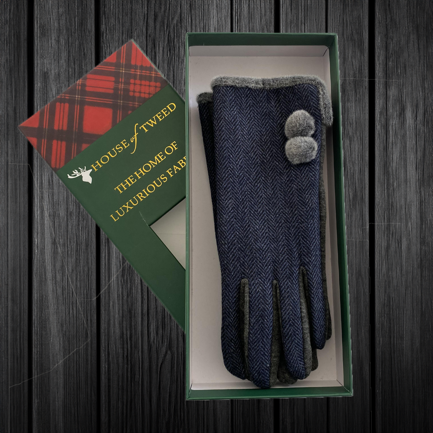 House Of Tweed Ladies Tartan Check Soft Gloves One Size - Just £14.99! Shop now at Warwickshire Clothing.