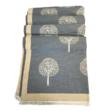 House of Tweed Ladies Tree of Life Scarf - Just £14.99! Shop now at Warwickshire Clothing.