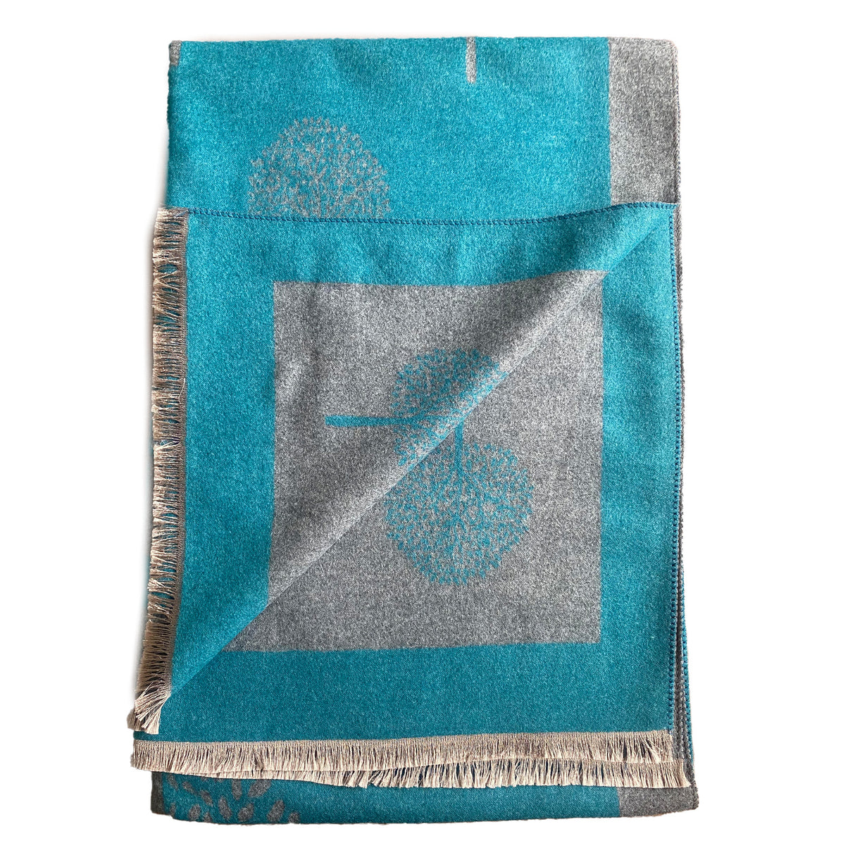 Hazy Blue Tree Of Life Scarfs - Just £13.99! Shop now at Warwickshire Clothing.