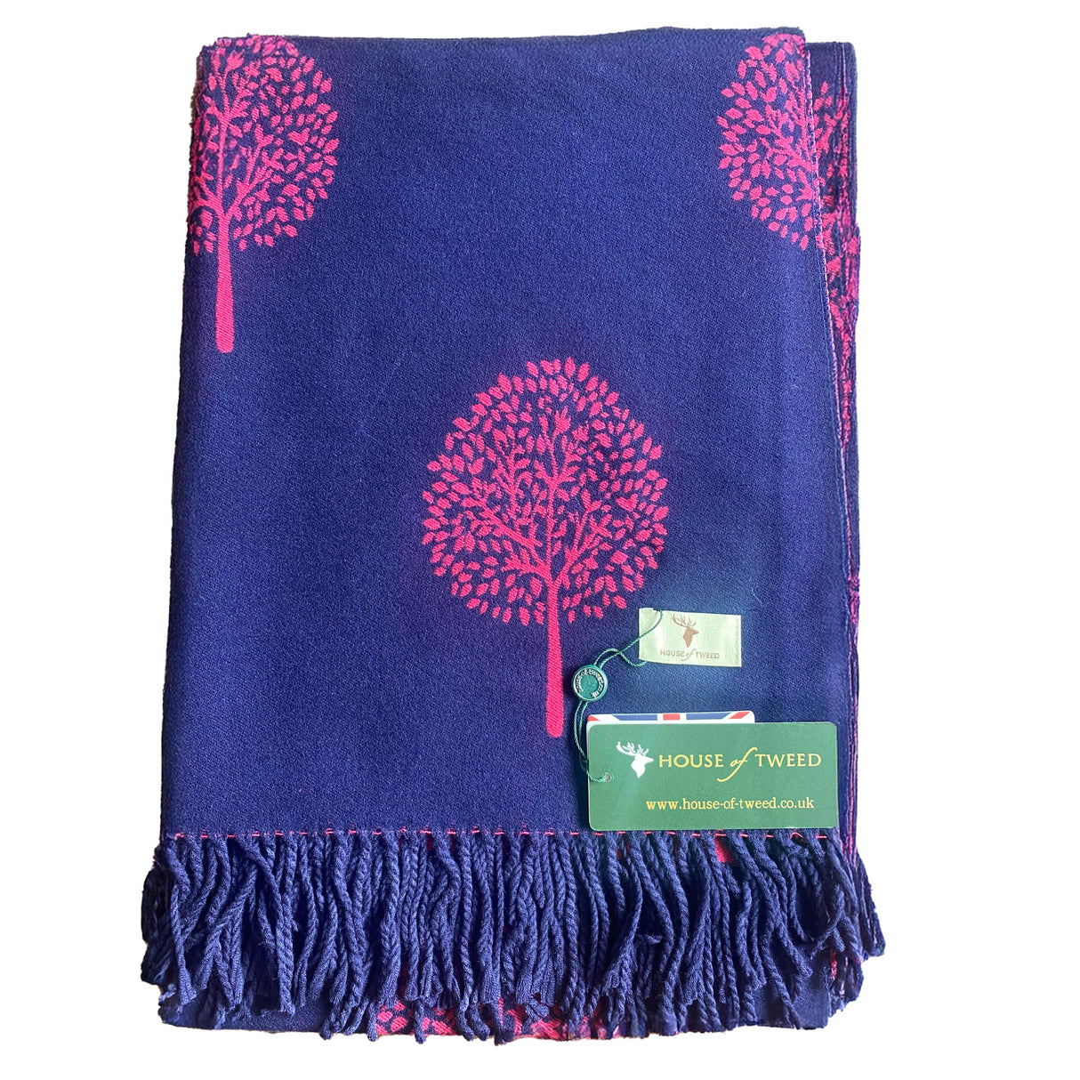 House of Tweed Tree of Life Scarf - Just £14.99! Shop now at Warwickshire Clothing.