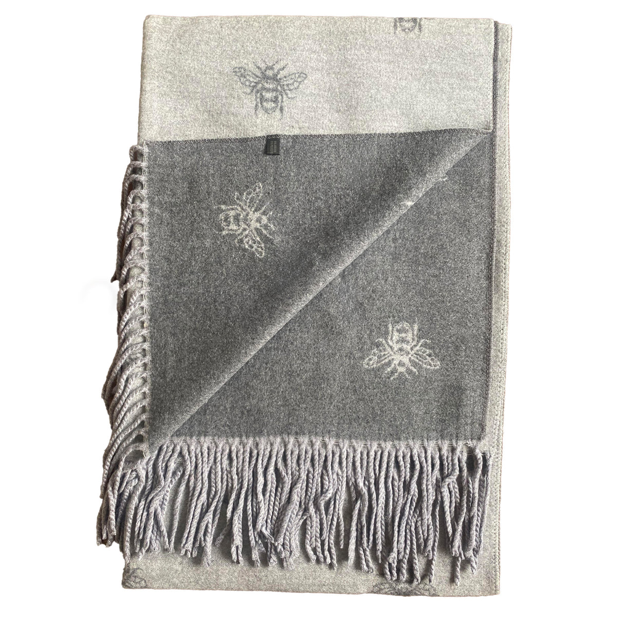 House of Tweed Cashmere Blend Reversible Scarf - Bee - Just £14.99! Shop now at Warwickshire Clothing.