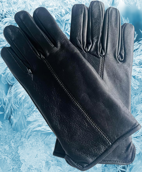 Hazy Blue Womens lined Leather Gloves 100% Leather - Florence - Just £14.99! Shop now at Warwickshire Clothing.