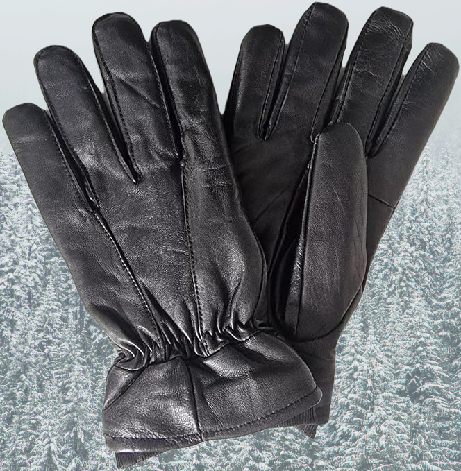 Hazy Blue Mens lined Leather Gloves 100% Leather - Henry - Just £14.99! Shop now at Warwickshire Clothing.