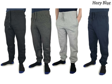 Hazy Blue Bolt Mens Joggers Tracksuit Bottoms Zip Pockets - Just £12.99! Shop now at Warwickshire Clothing.