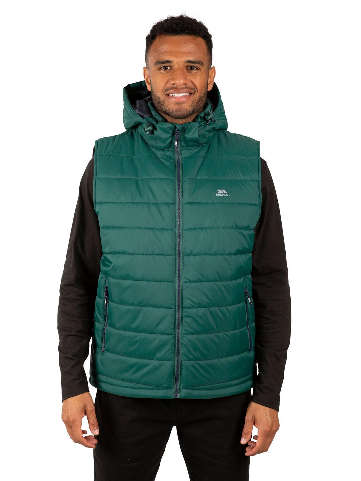 Trespass Mens Franklyn Padded Warm Hooded Insulated Bodywarmer - Just £24.99! Shop now at Warwickshire Clothing.