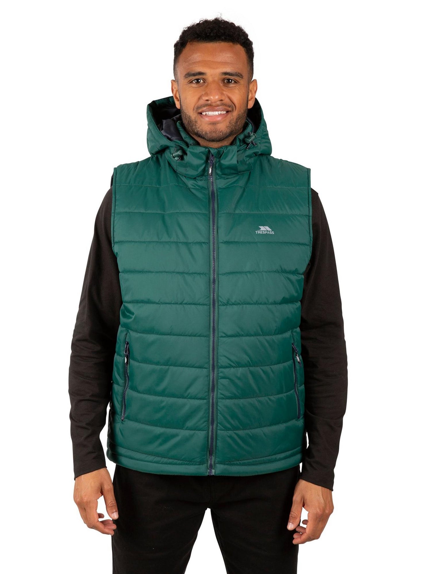 Trespass Mens Franklyn Padded Warm Hooded Insulated Bodywarmer - Just £24.99! Shop now at Warwickshire Clothing.