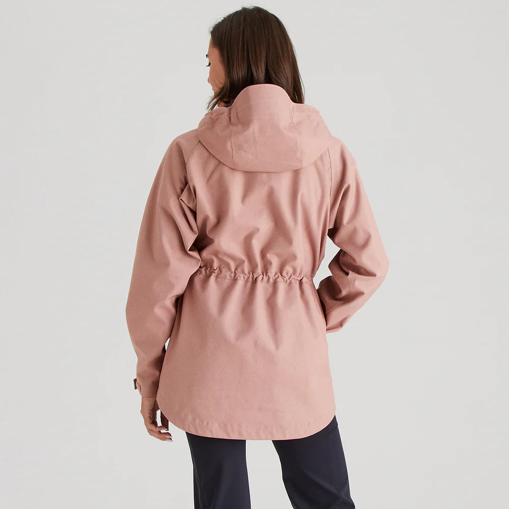 Ridgeline Women's Monsoon Light Jacket Dusky Pink Marl