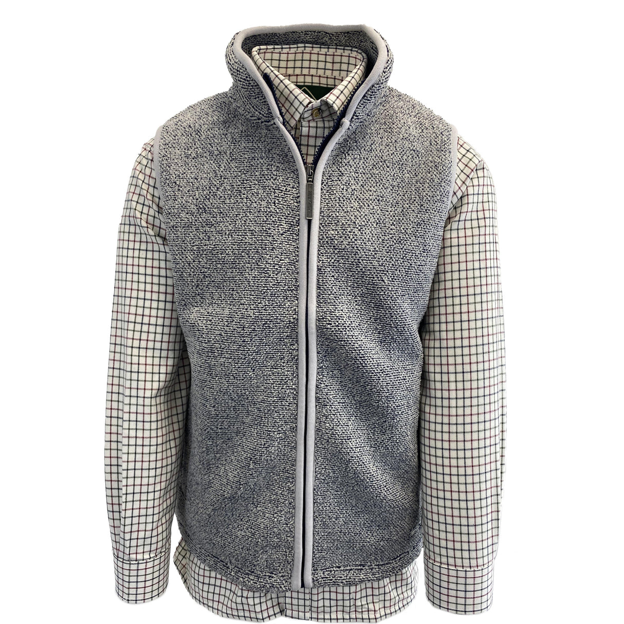 Hazy Blue Zack Mens Full Zip Fleece Gilet - Just £30! Shop now at Warwickshire Clothing.