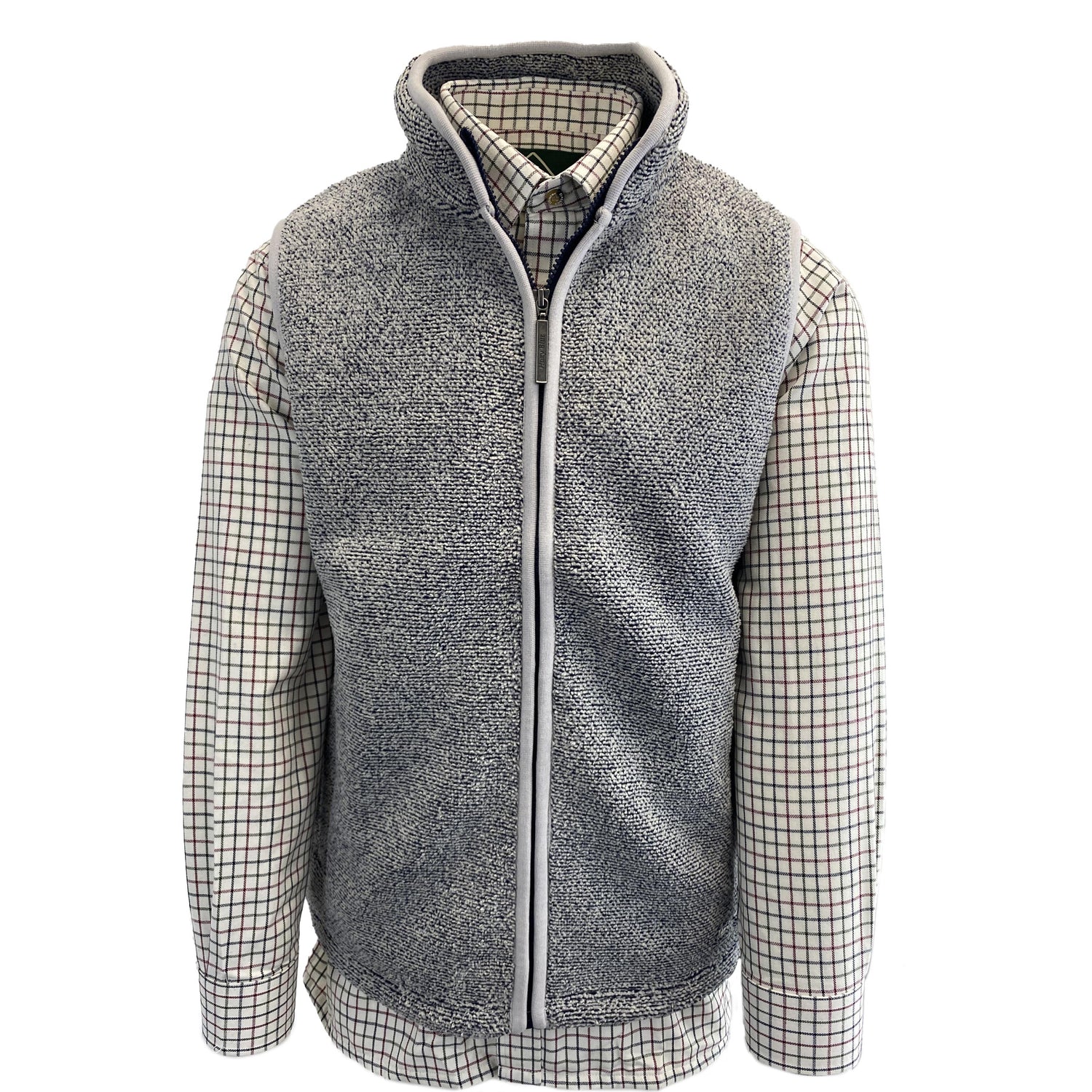 Hazy Blue Zack Mens Full Zip Fleece Gilet - Just £30! Shop now at Warwickshire Clothing.