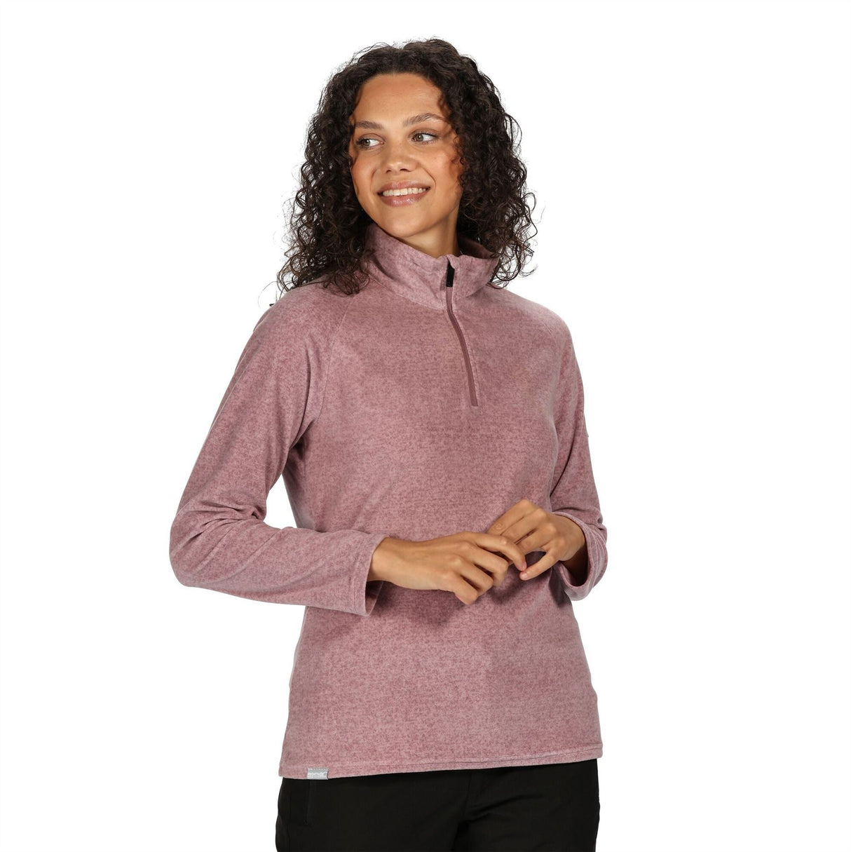 Regatta Womens Pimlo Half Zip Velour Fleece Sweater Pullover Jumper - Just £14.49! Shop now at Warwickshire Clothing.