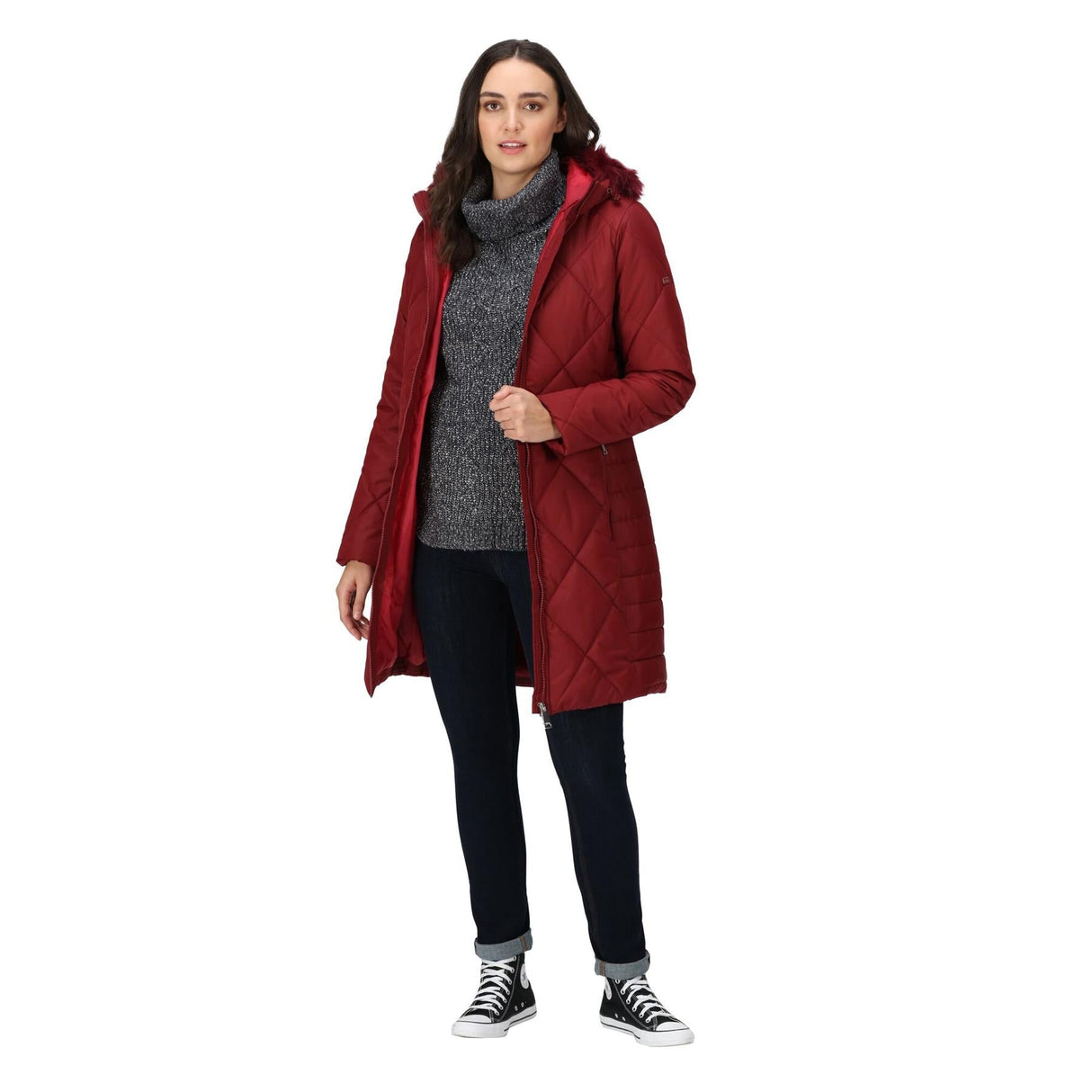 Regatta Womens Fritha II Long Length Padded Coat - Just £44.99! Shop now at Warwickshire Clothing.
