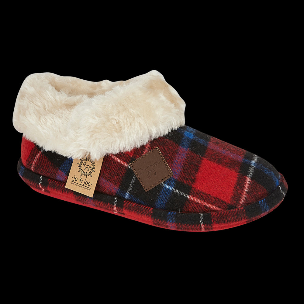 Jo & Joe Women's Winter Warm Fur Luxury Slip-On Mule Booties - Just £16.99! Shop now at Warwickshire Clothing.