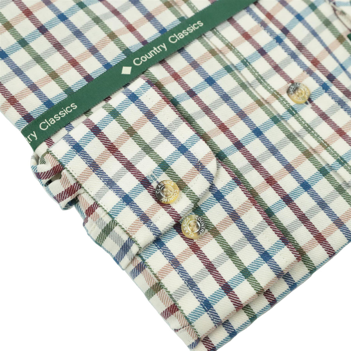 Country Classics Mens Long Sleeve Buttoned Down Collar Shirt - Taunton Blue - Just £18.99! Shop now at Warwickshire Clothing.