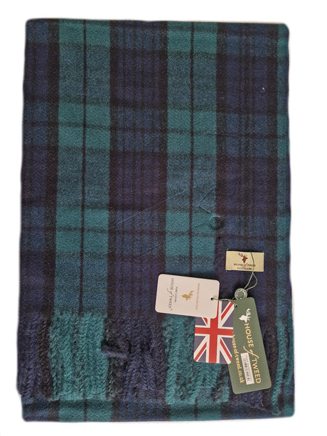 House of Tweed Scarf Tartan Green - Just $12.99! Shop now at Warwickshire Clothing. Free Dellivery.