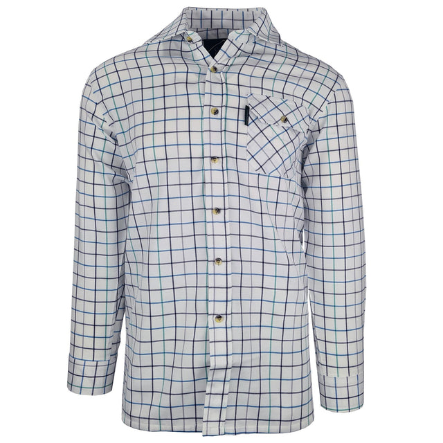 Country Classics Mens Long Sleeve Country Check Shirt - Blenheim Teal - Just £18.99! Shop now at Warwickshire Clothing.